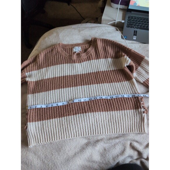 Pink republic striped sweater size XL - Picture 4 of 5